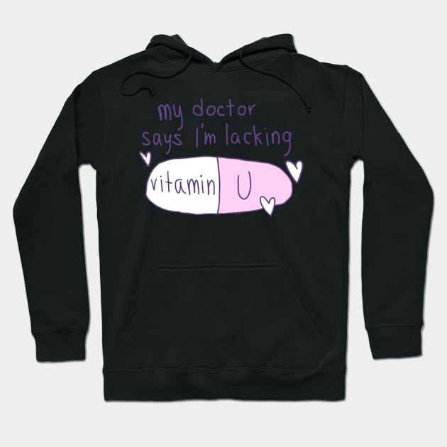 vitamin u Hoodie by karaokes